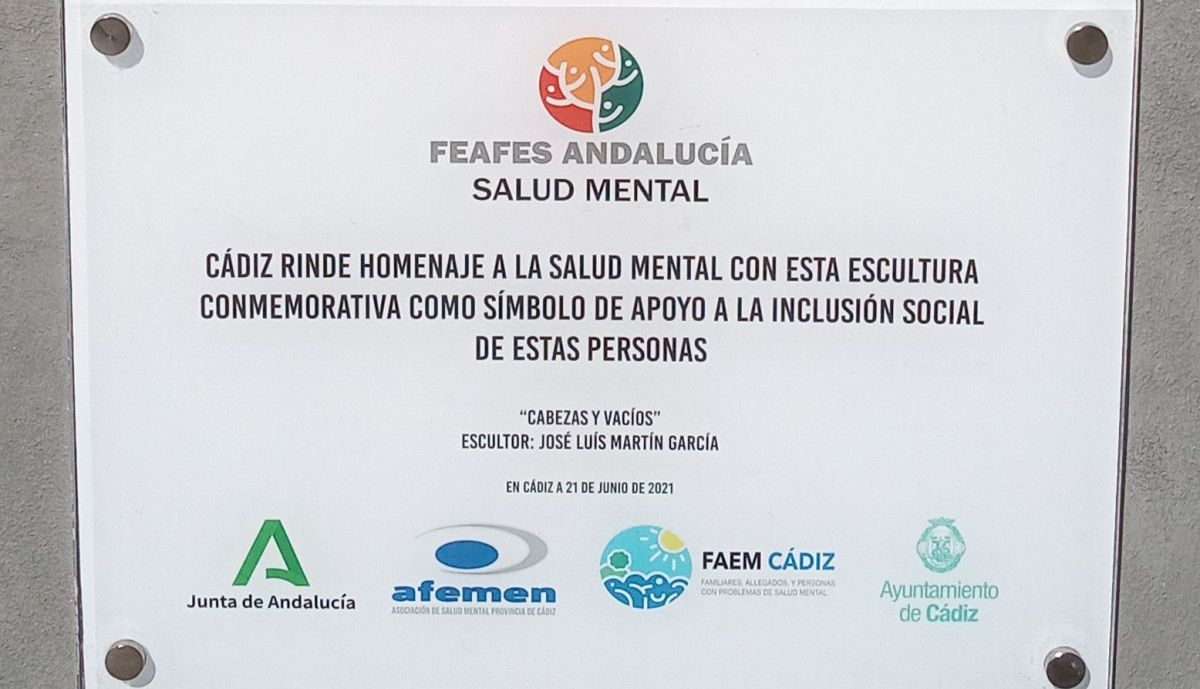 Placa conmemorativa.