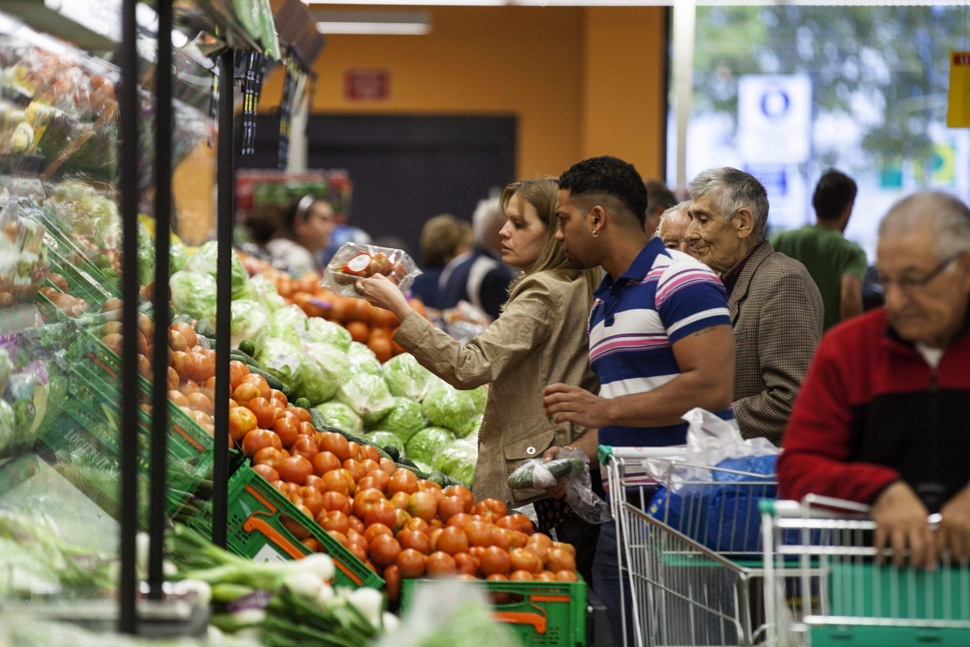 Interior de un supermercado Mercadona, en una imagen de archivo.