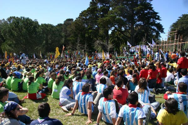 Scouts de Andalucía reunidos en una anterior celebración. 