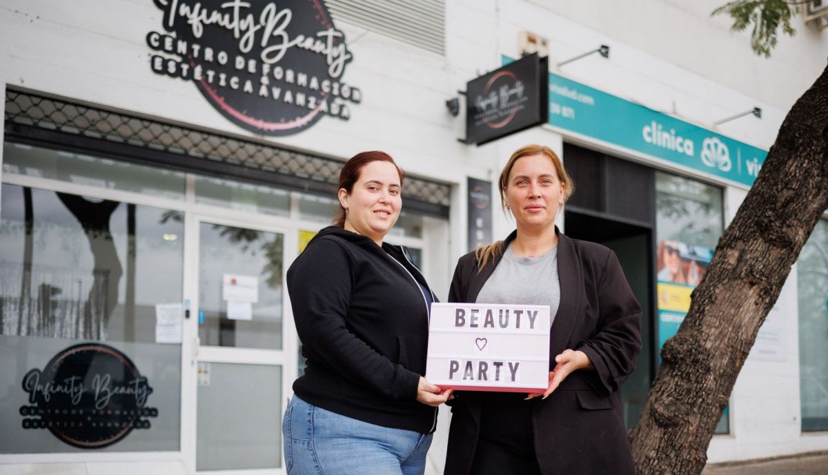 Rocío Ramírez Perea y Toñi Letrán, de Infinity Beauty.