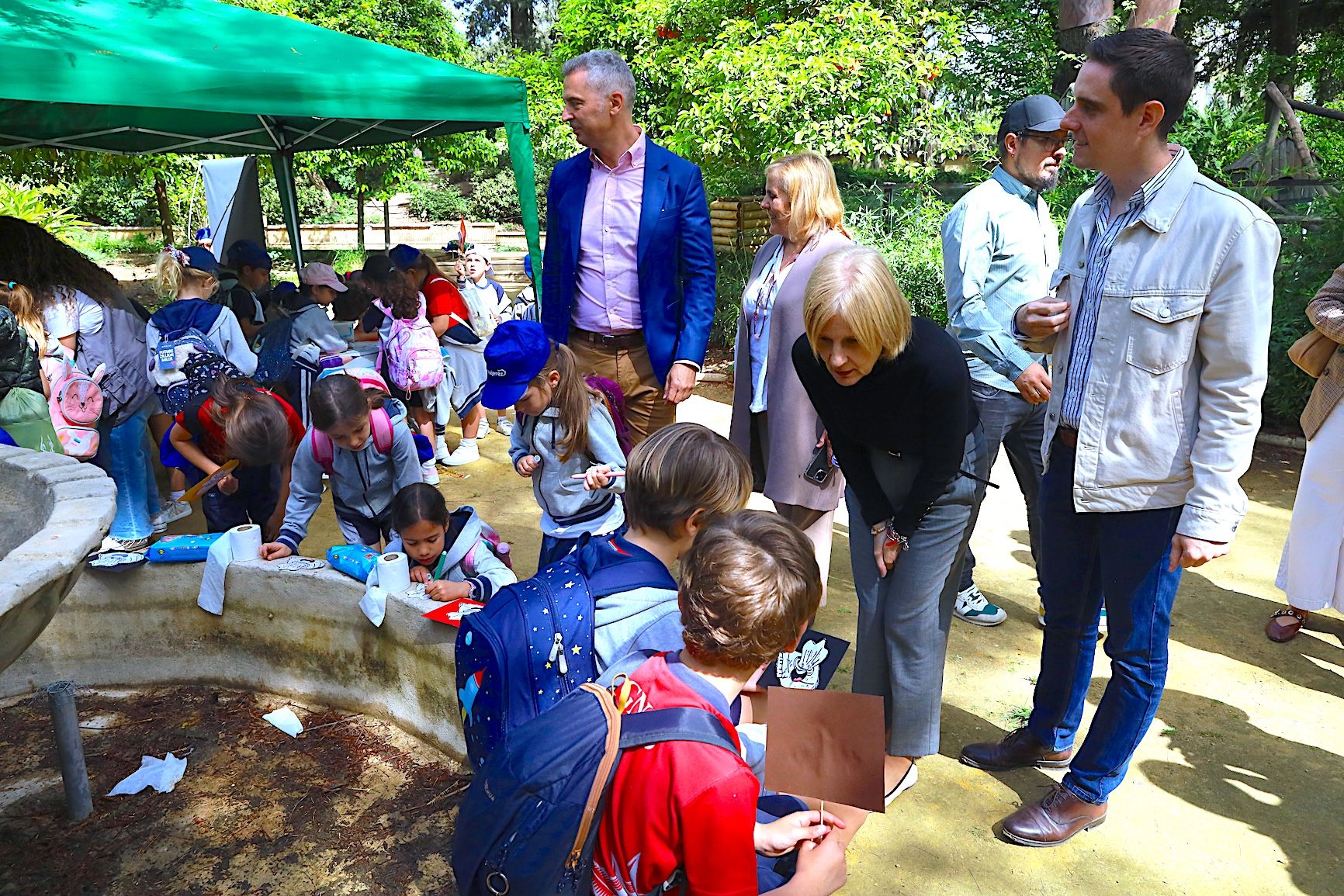 Más de 600 alumnos y alumnas participan en actividades en el Zoobotánico de Jerez por el Día Mundial del Agua.