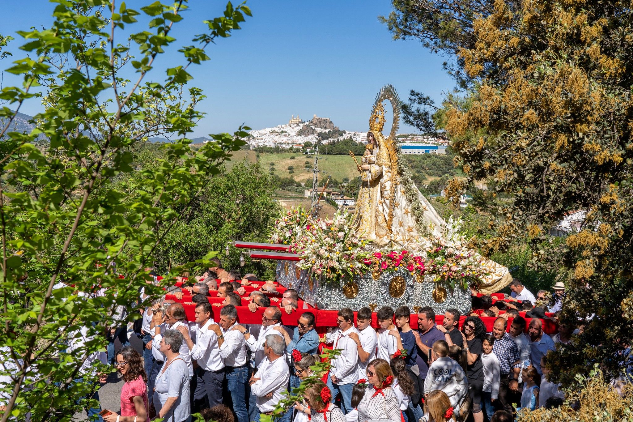 Así es la romería de Nuestra Señora de Los Remedios en Olvera.