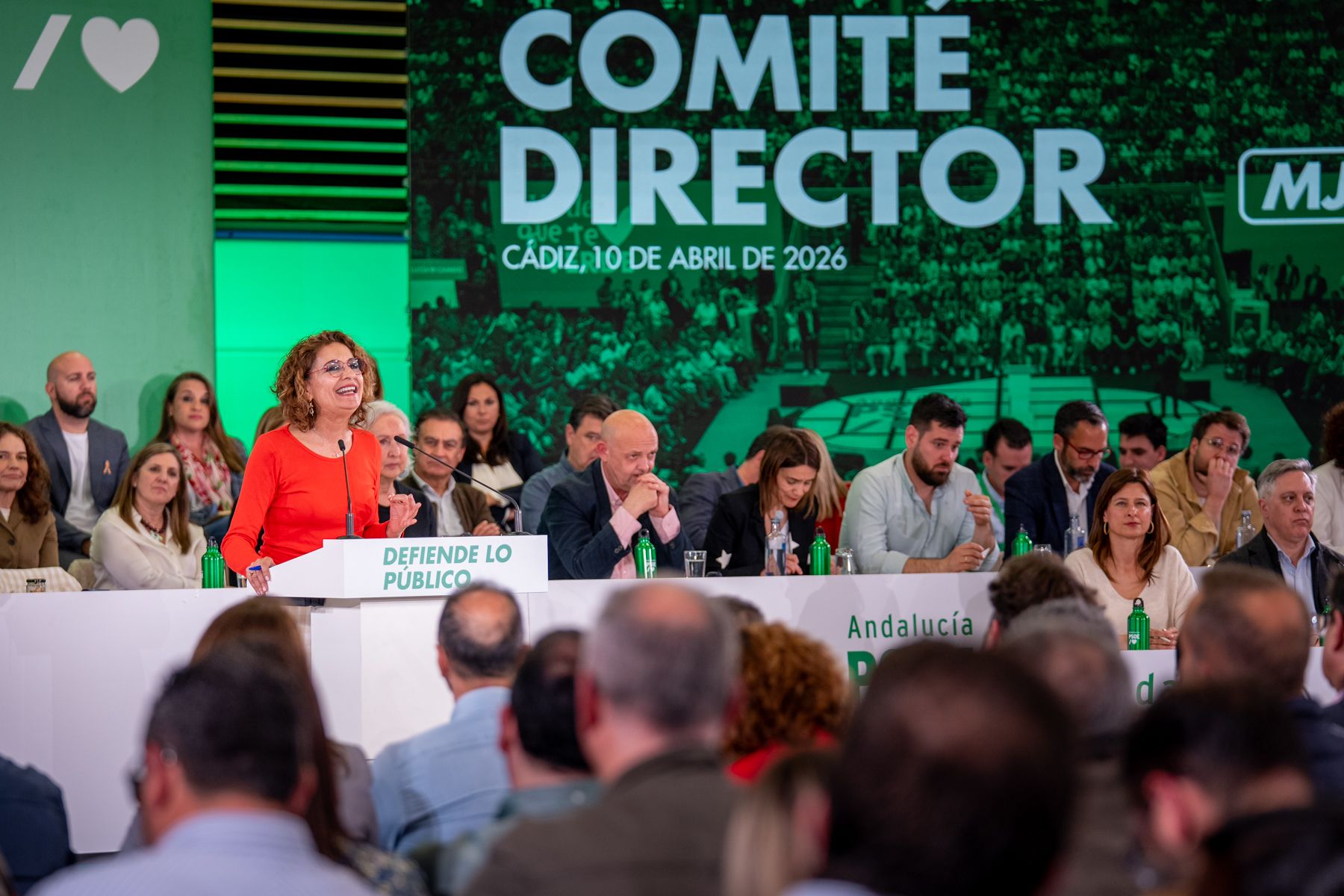 María Jesús Montero, durante el Comité Director celebrado en la jornada de hoy en Cádiz.