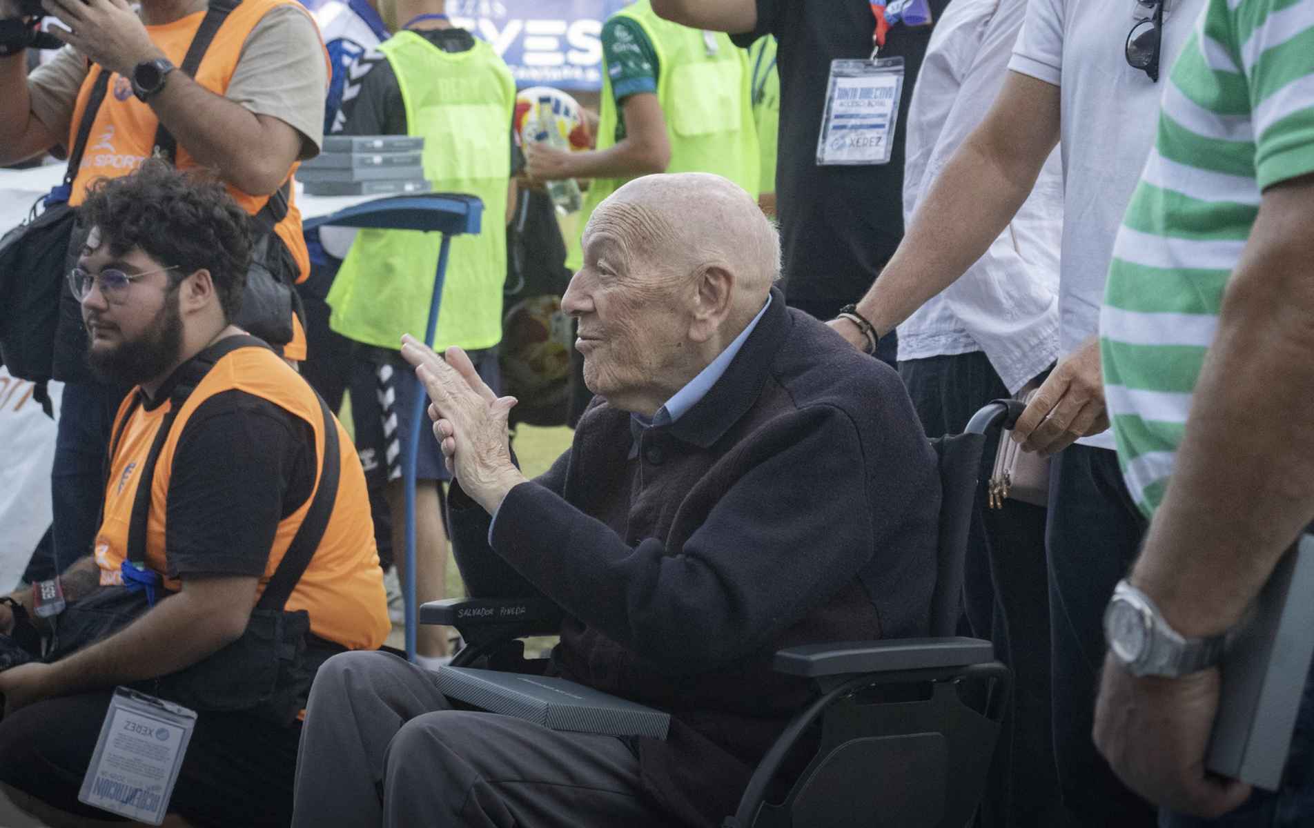 Salvador Pineda, en Chapín, en una foto compartida por el Xerez Deportivo FC. Salvador Pineda, en Chapín, en una foto compartida por el Xerez Deportivo FC.