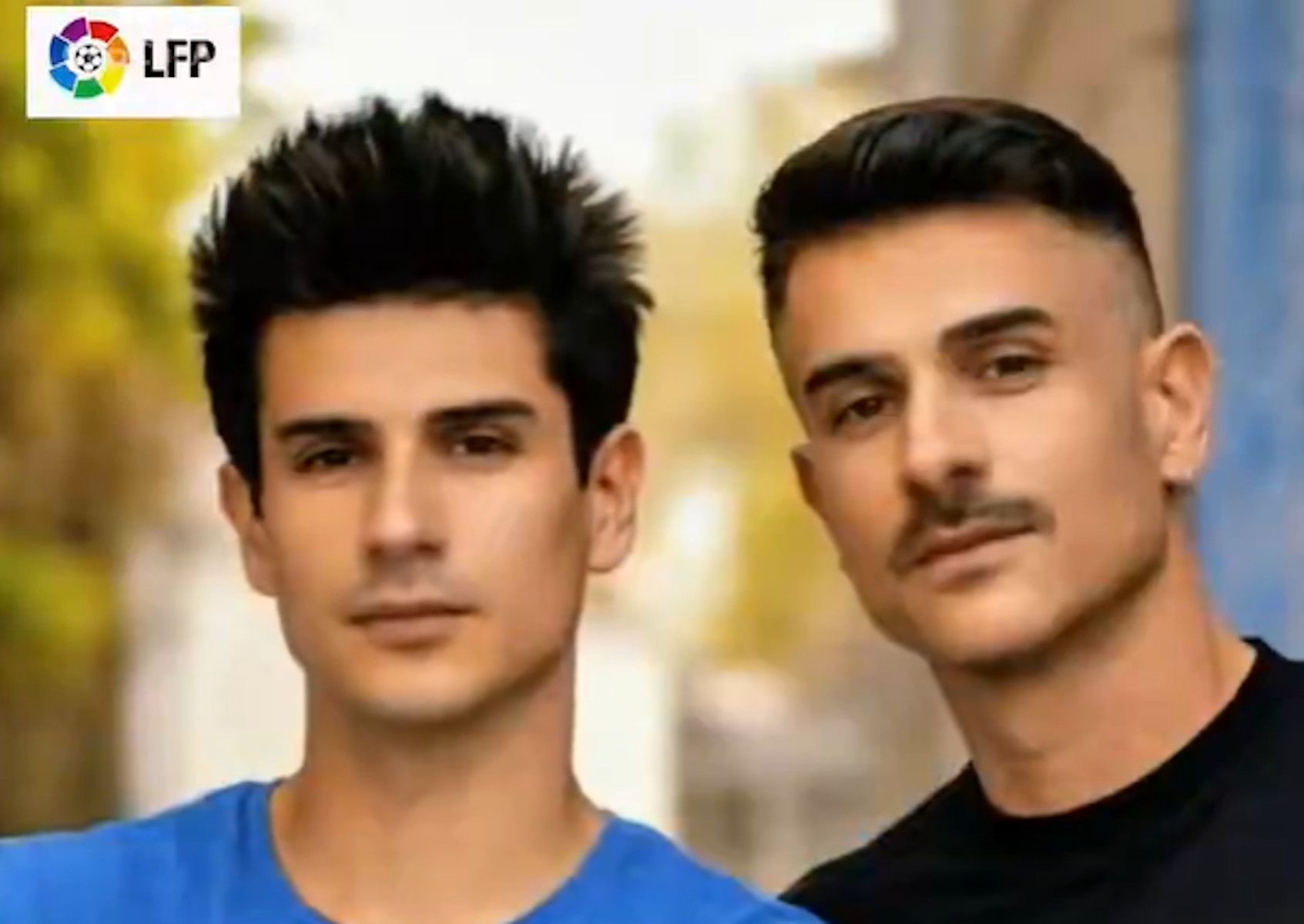 Álvaro Benito, en el vídeo realizado con IA por Movistar para la jornada retro de La Liga.