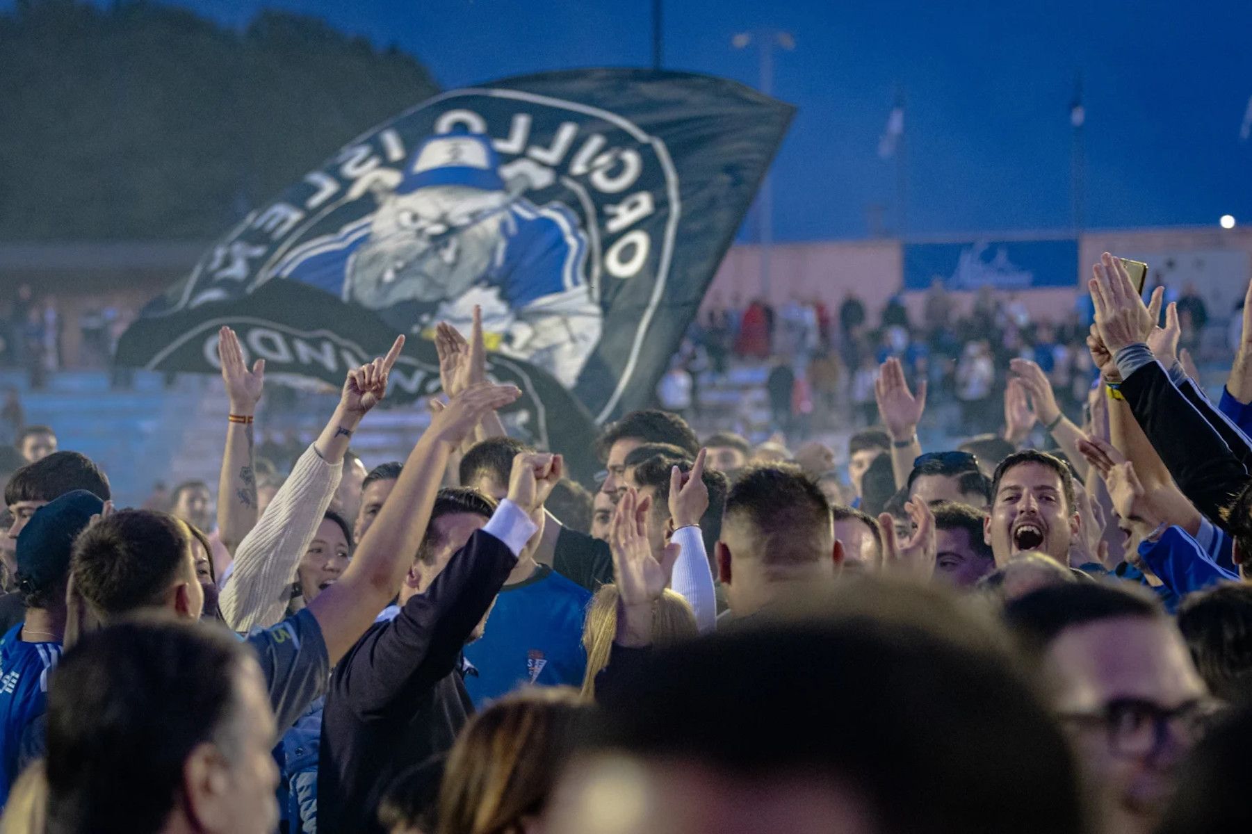 Afición del CD San Fernando.