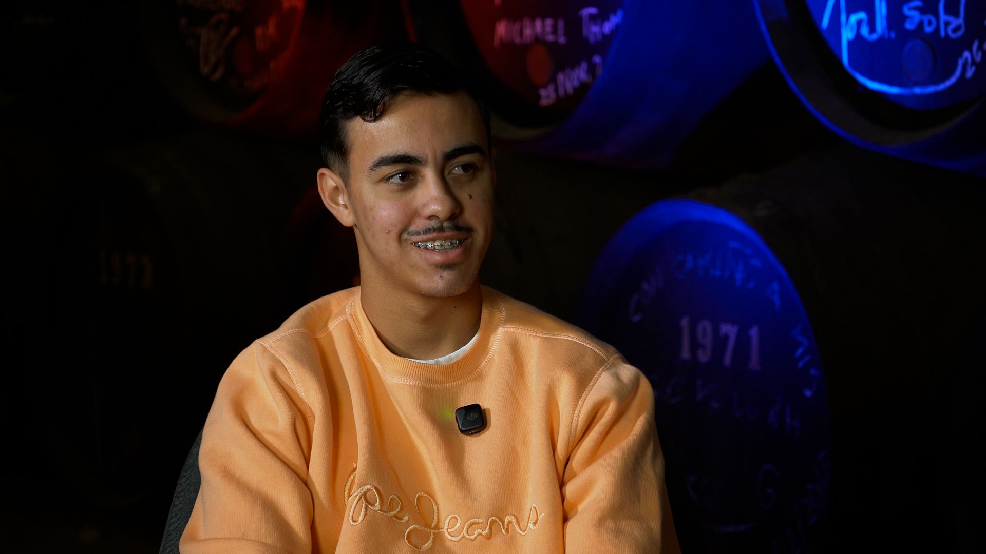 Aitor Palomeque, durante la entrevista para El Reservado, el podcast de lavozdelsur.es.