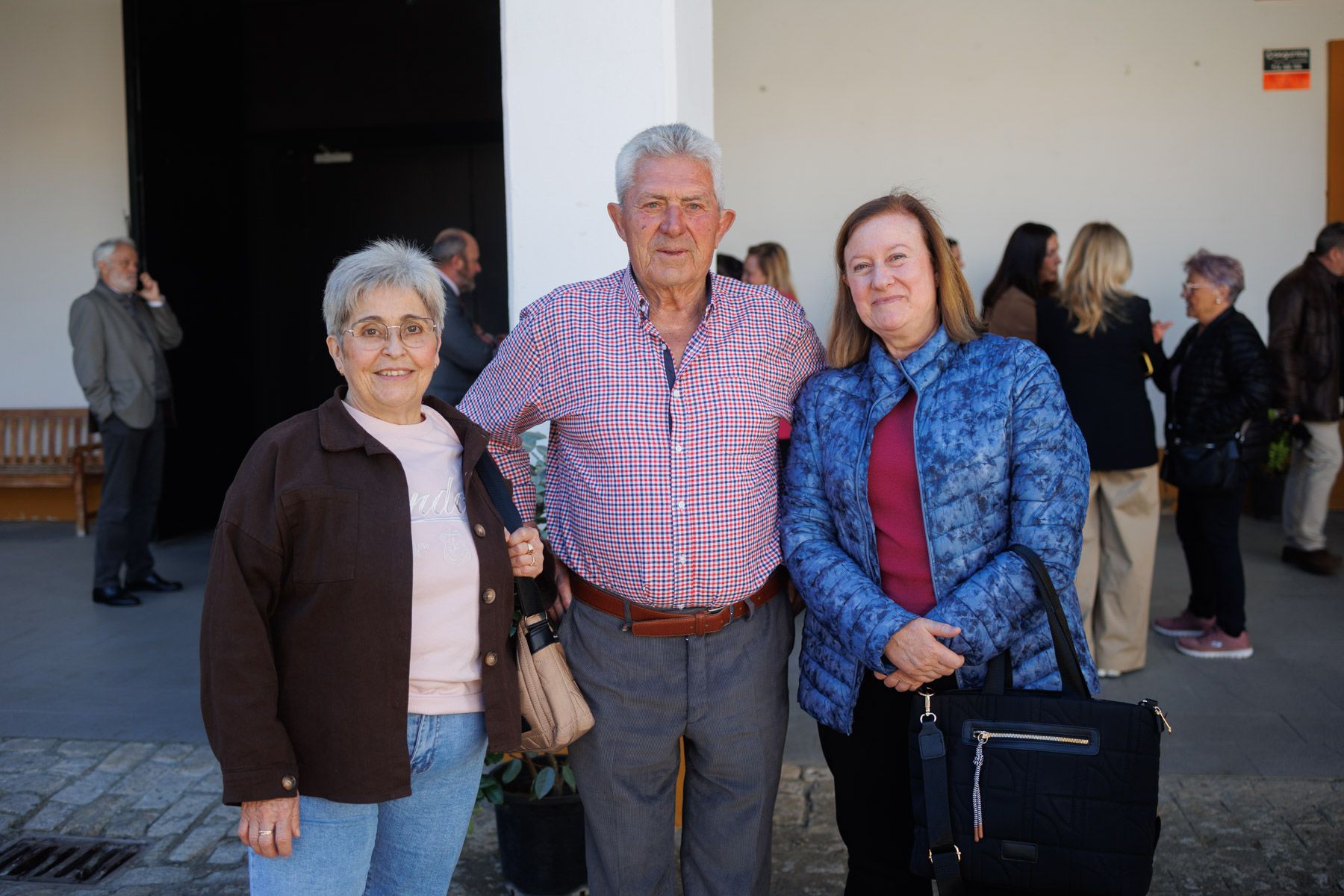 Mayores llegados desde Granada para acudir al III Encuentro de Centros de Participación Activa en Jerez.