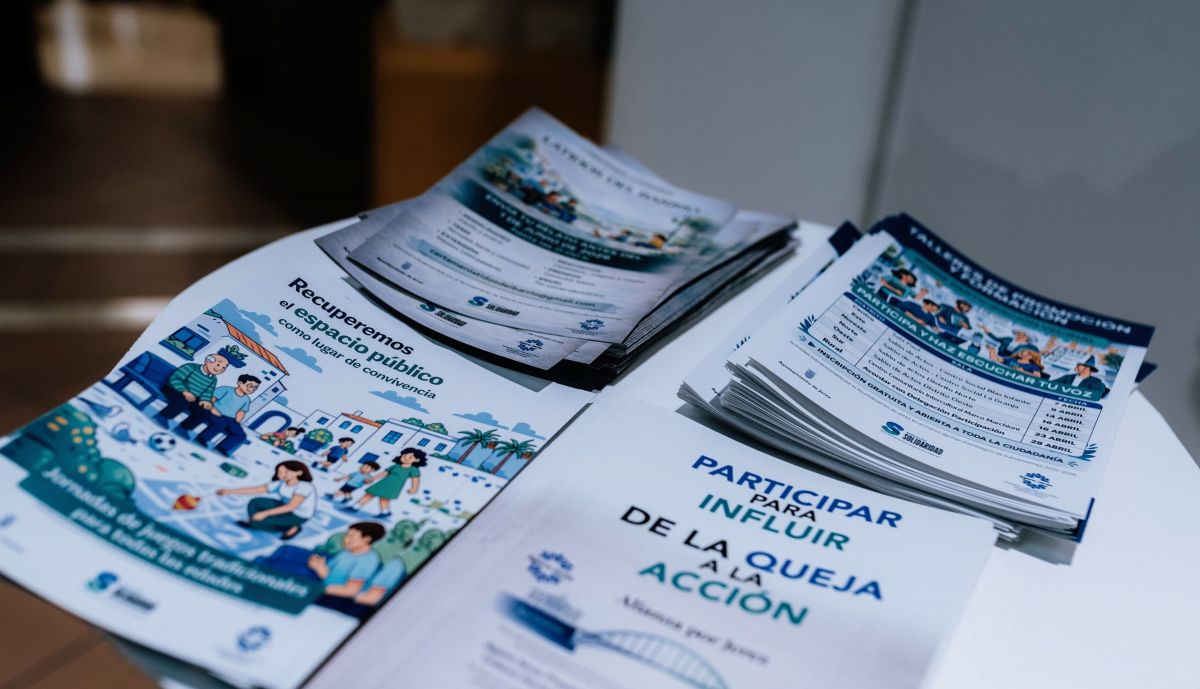 Folletos informativos.