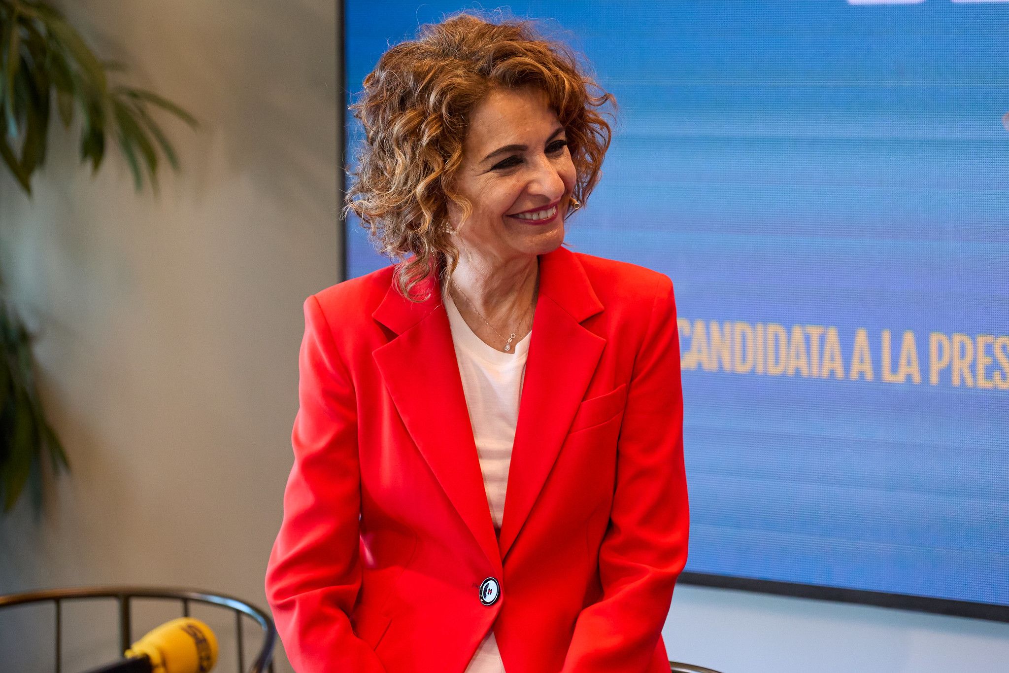 María Jesús Montero en un acto este mismo miércoles. María Jesús Montero en un acto este mismo miércoles.