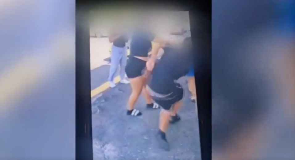 Una imagen de la agresión.