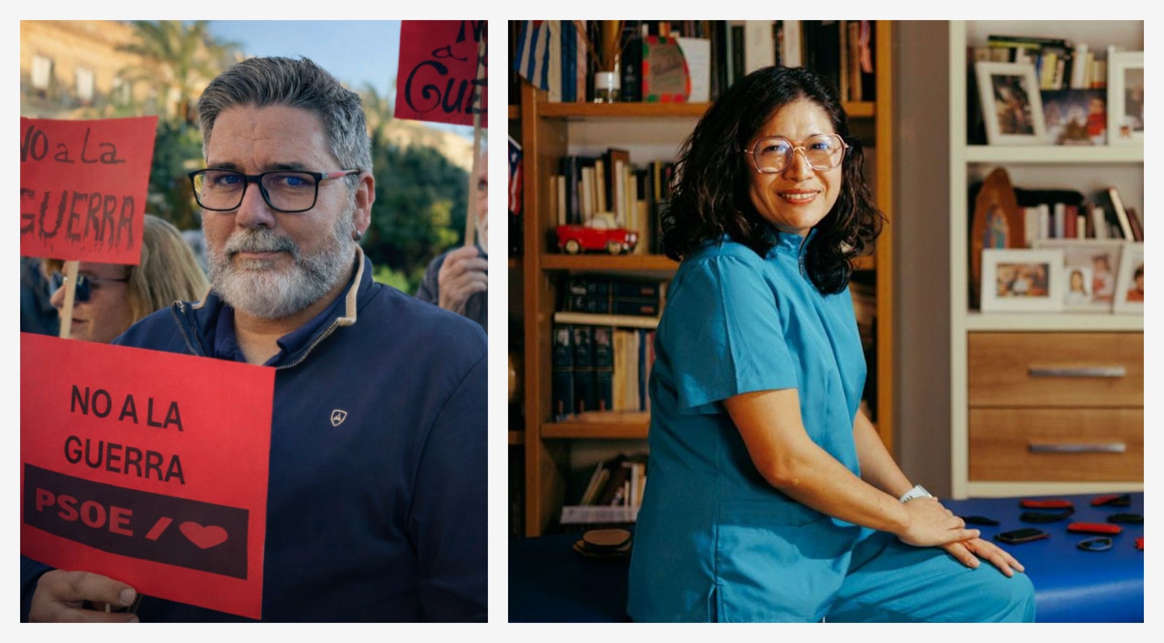 Ana Hérica Ramos y Alejandro Olivero, en imágenes de archivo.