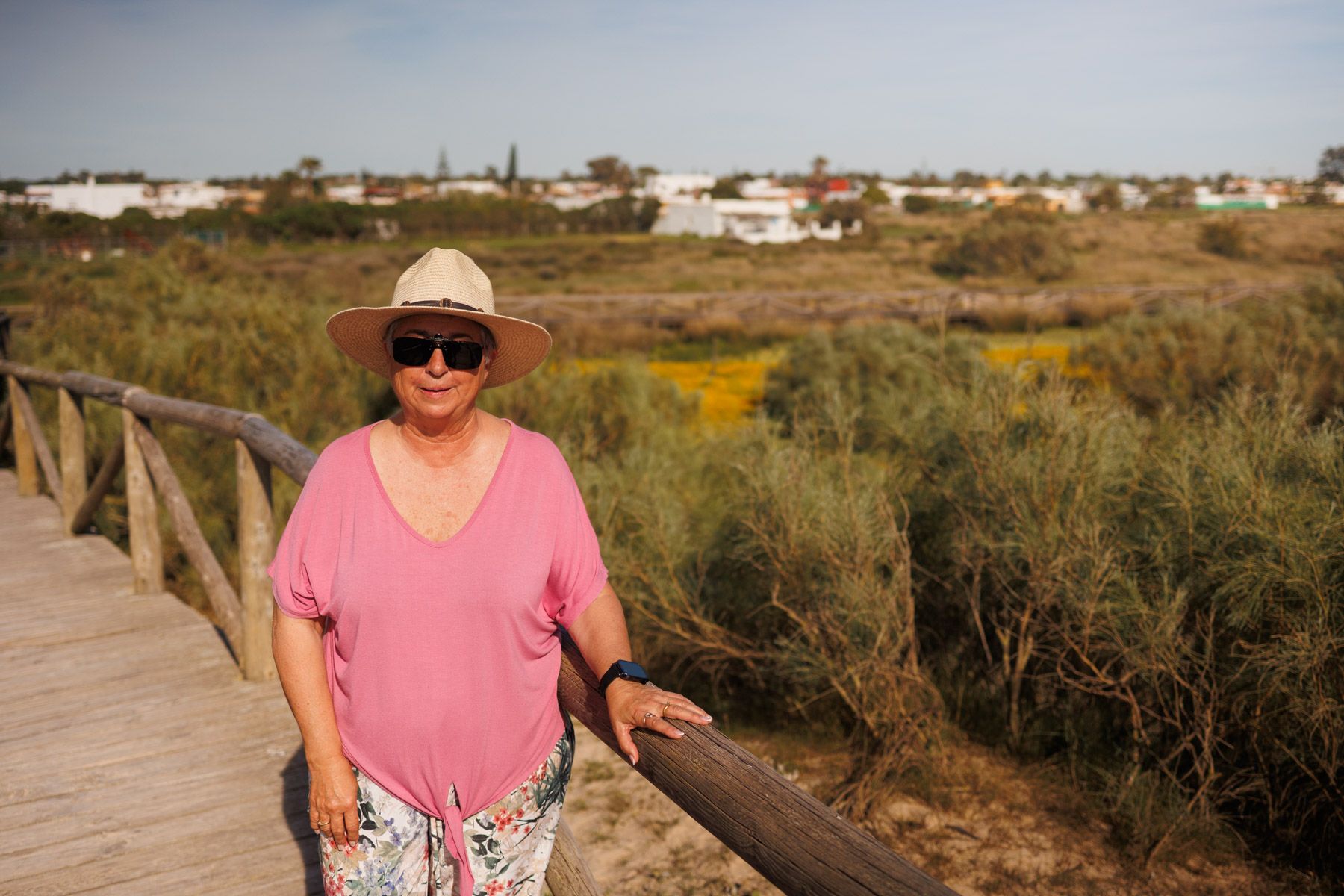 Cristina Pérez, vecina y secretaria de la asociación del sector 3 en Las Tres Piedras de Chipiona.