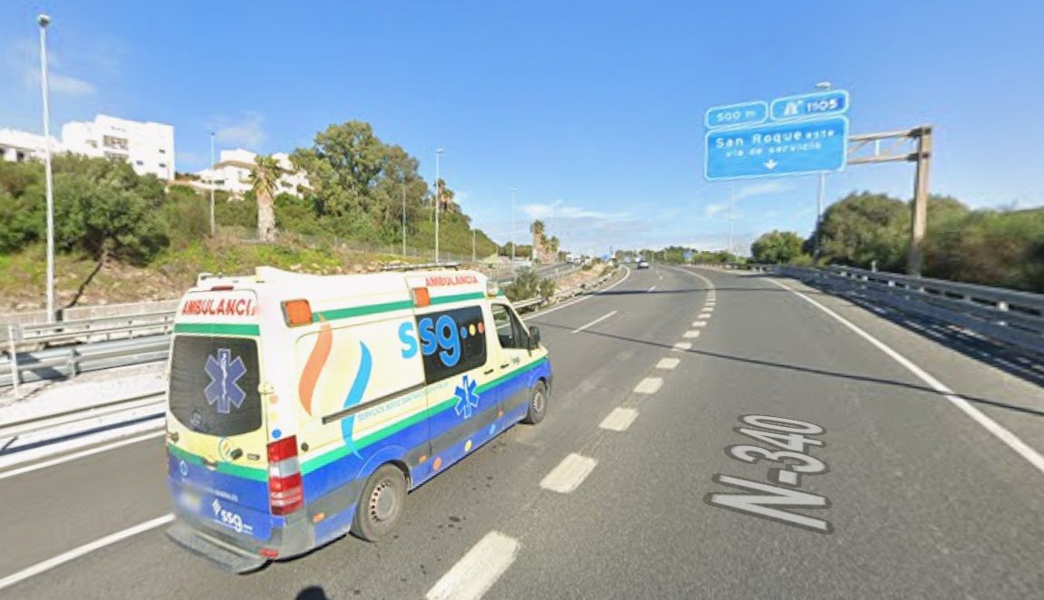 Carretera donde ha sucedido el siniestro.