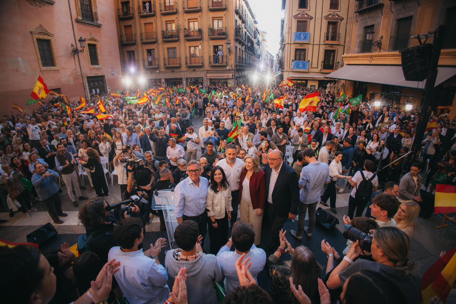 El acto de Vox en Granada.