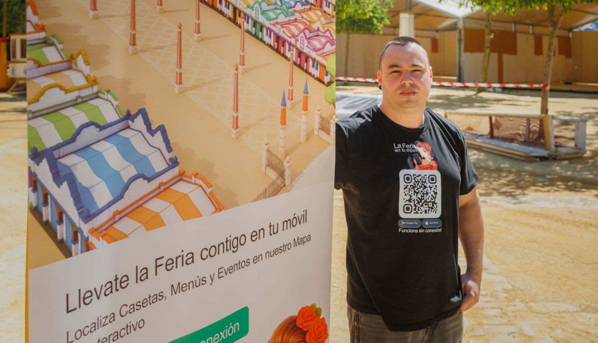 Álvaro Gestoso, creador de la nueva aplicación de la Feria de Jerez.