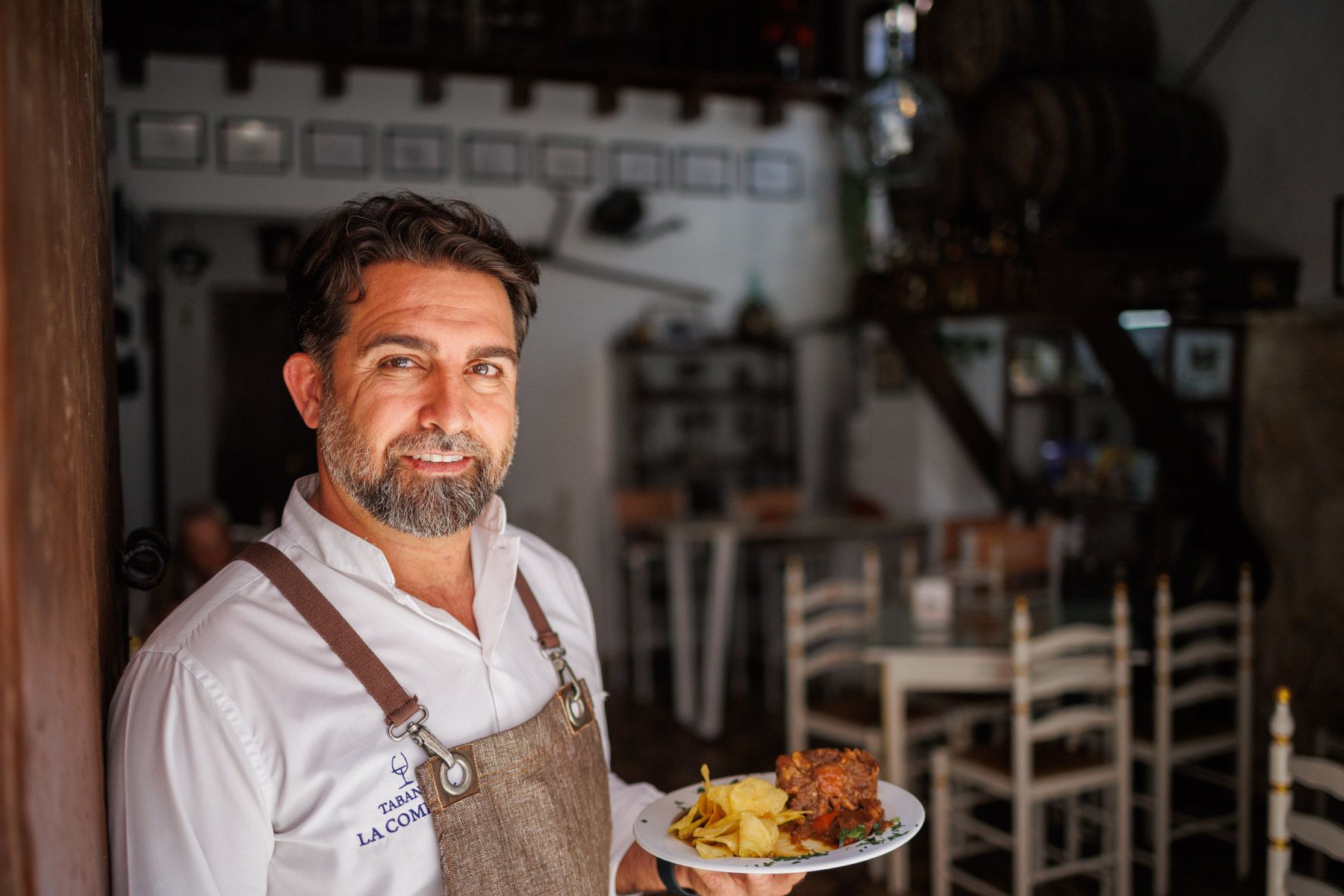 Francis Corral, el propietario de un tabanco de toda la vida.
