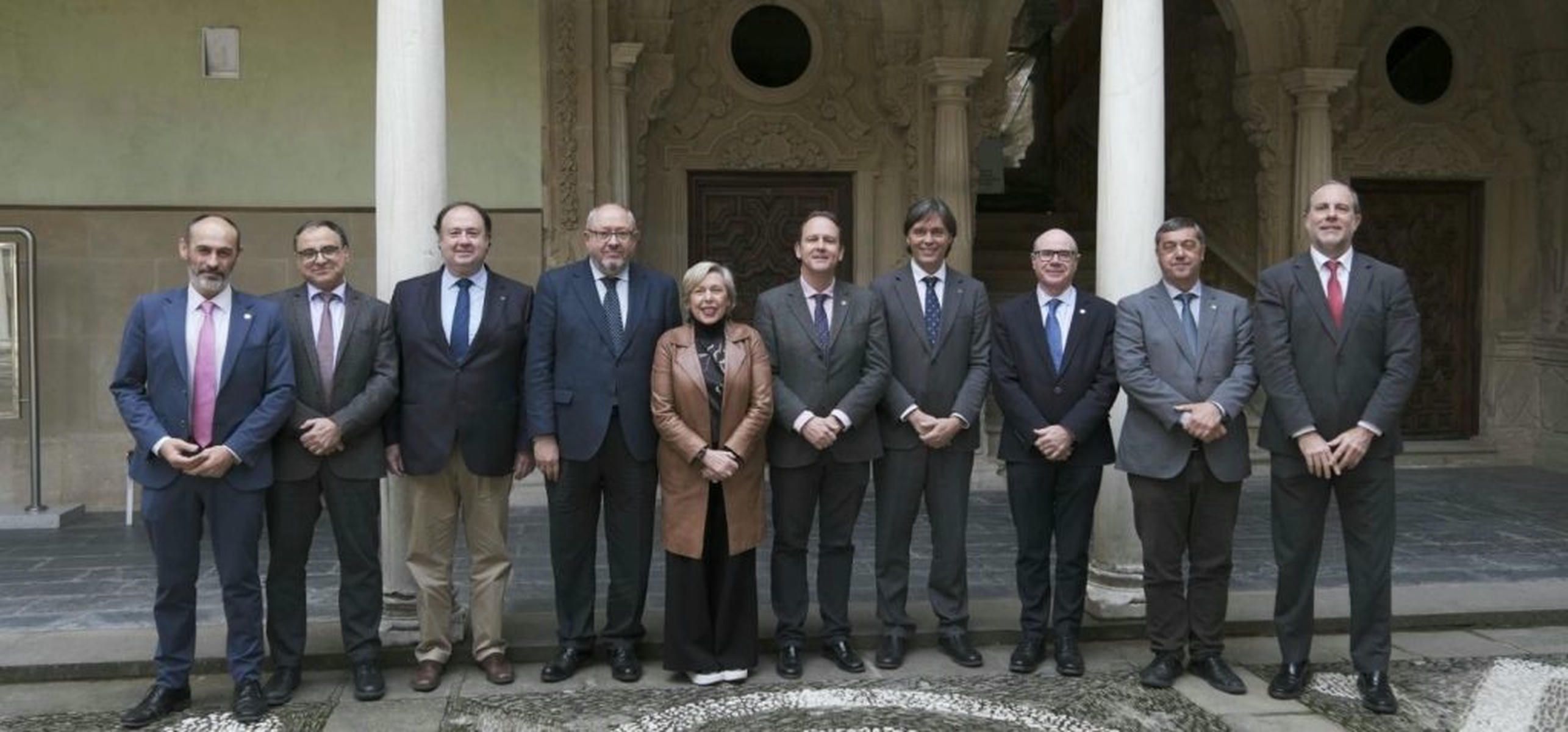 Un encuentro de los rectores de las universidades públicas de Andalucía.