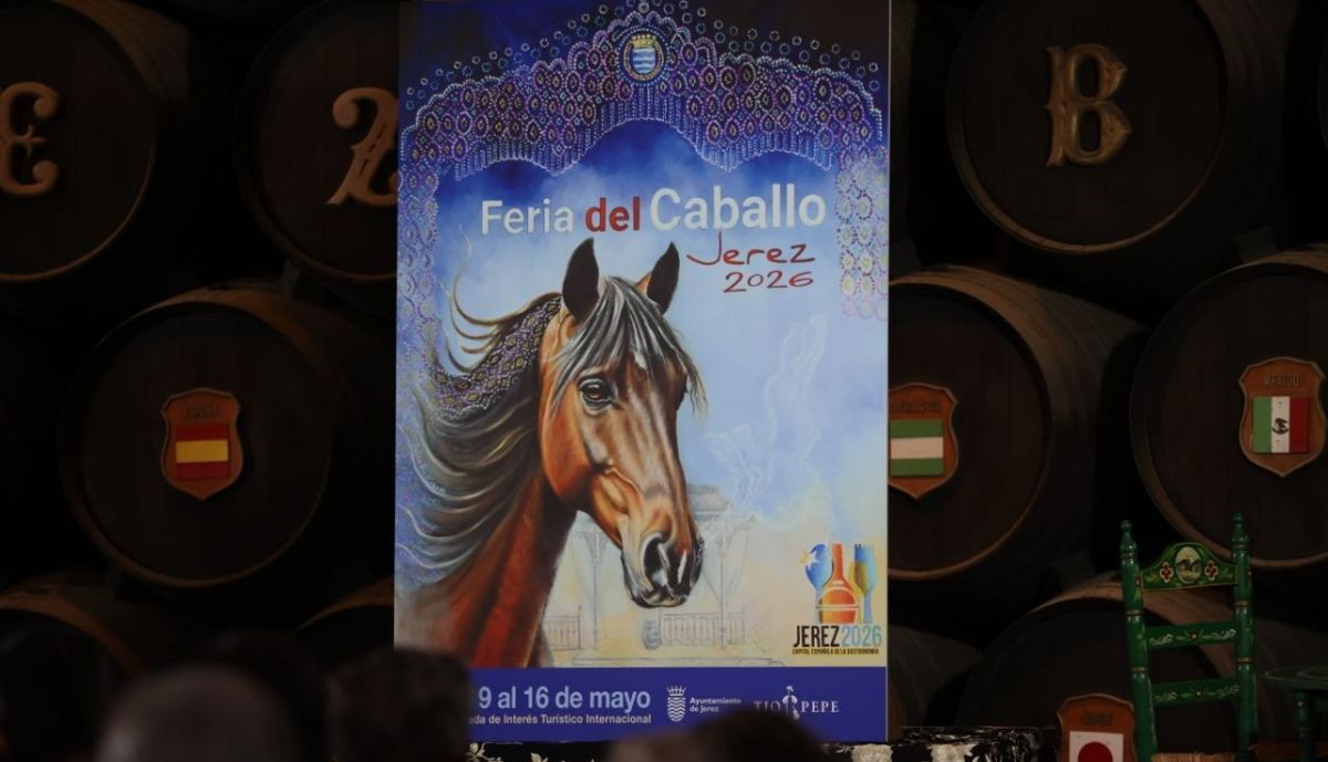 El cartel de la Feria de Jerez 2026, obra de Julio Rodríguez