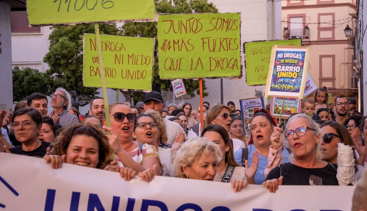 Manifestación Barrio de Santa María Cádiz No a la Droga 12