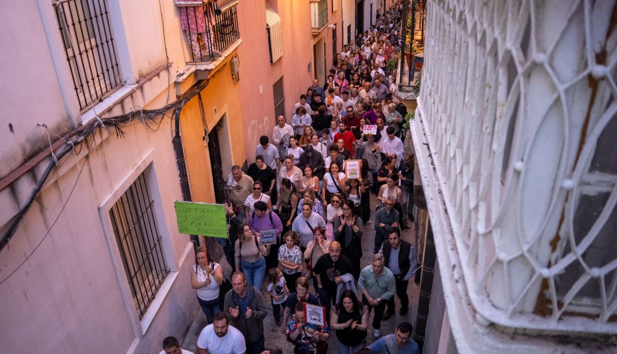 Manifestación Barrio de Santa María Cádiz No a la Droga 27