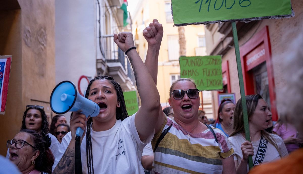 Manifestación Barrio de Santa María Cádiz No a la Droga