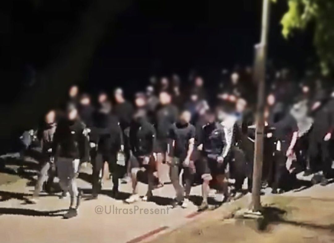 Los ultras de la Real Sociedad.