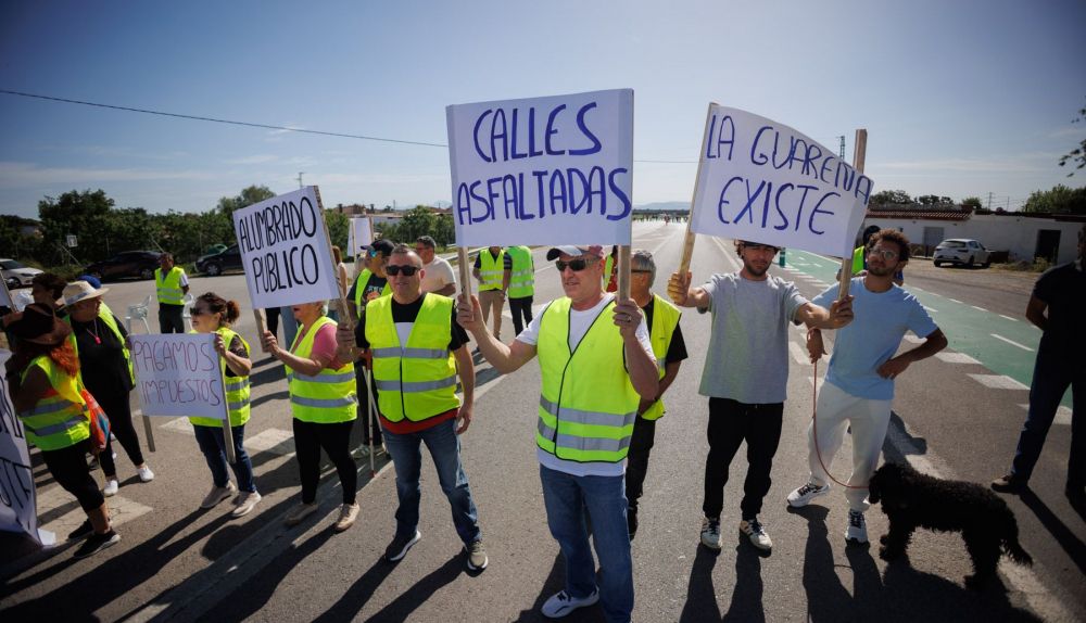 LA GUAREÑA CORTE DE CARRETERA PROTESTAS 8
