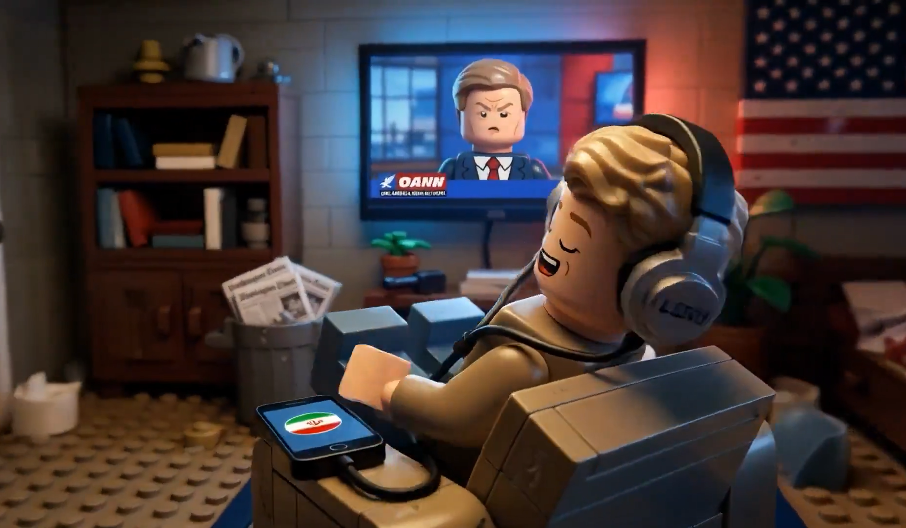 Los videoclips Lego representan la sociedad y el periodismo de Estados Unidos