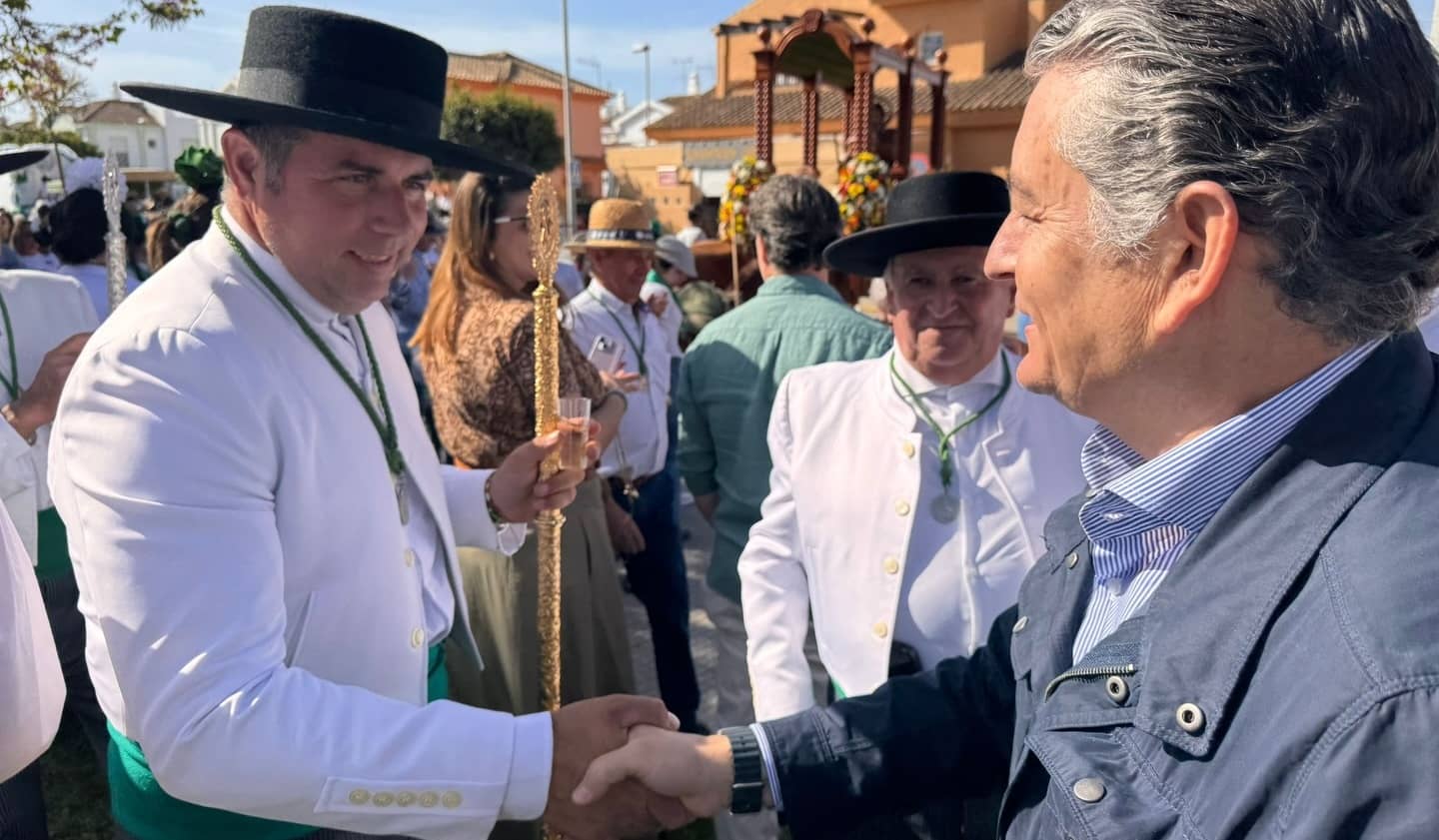 Antonio Sanz, presente en la mañana vivida en Rota para la Romería de San Isidro