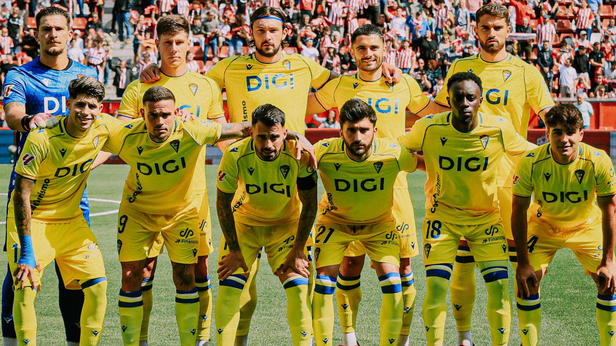 La alineación del Cádiz este domingo.