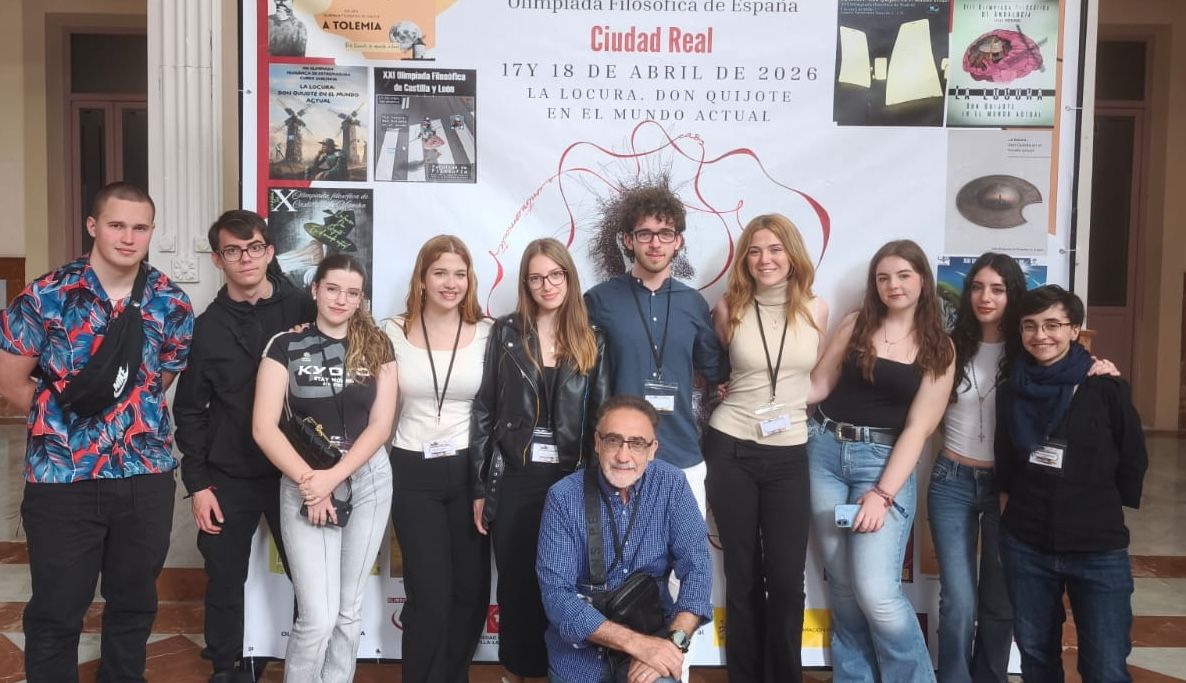 La delegación andaluza participante en la Olimpiada Filosófica de España.