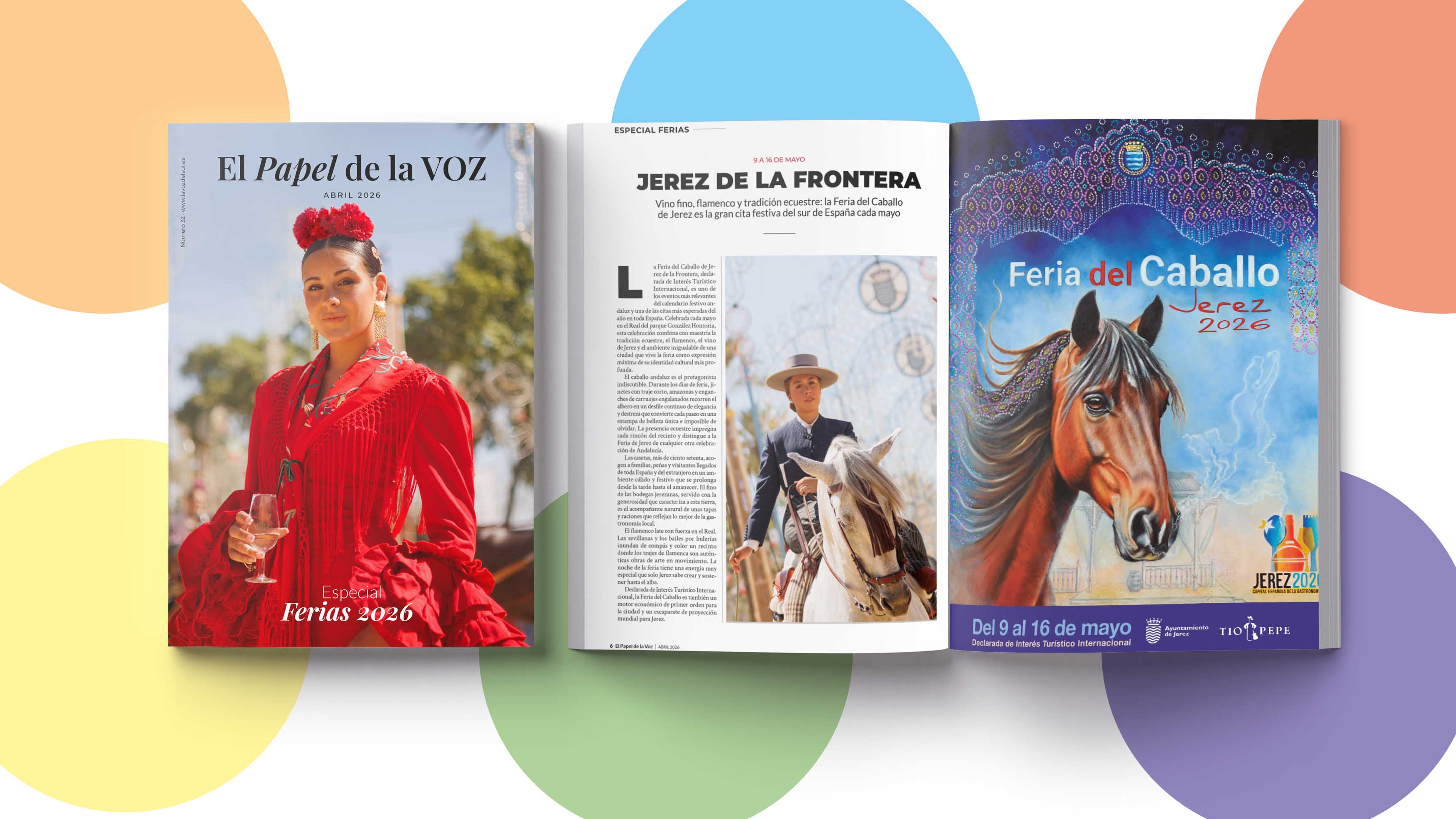 La revista especial de ferias de El Papel de La Voz, la edición impresa de lavozdelsur.es.