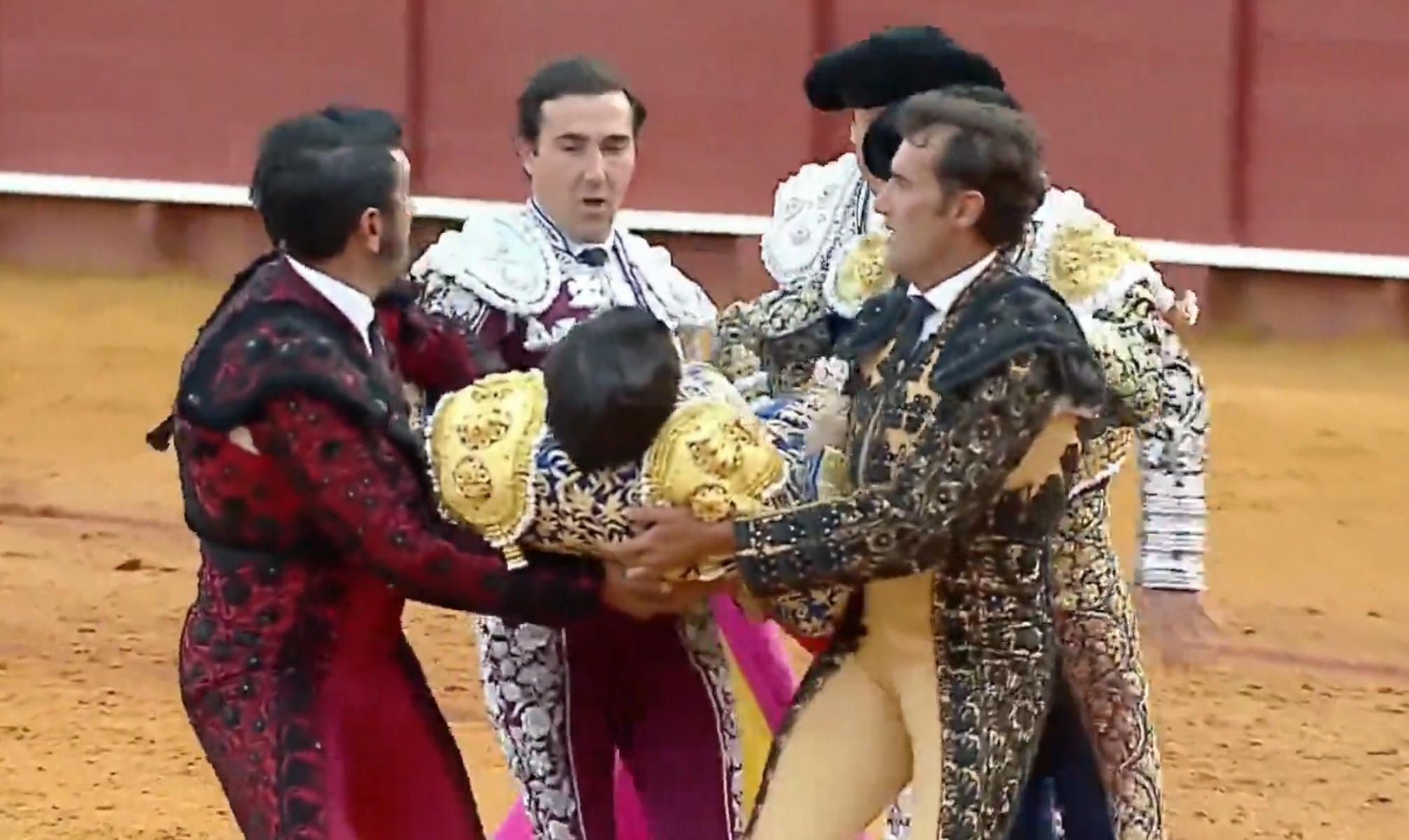 La cogida a Morante de la Puebla.