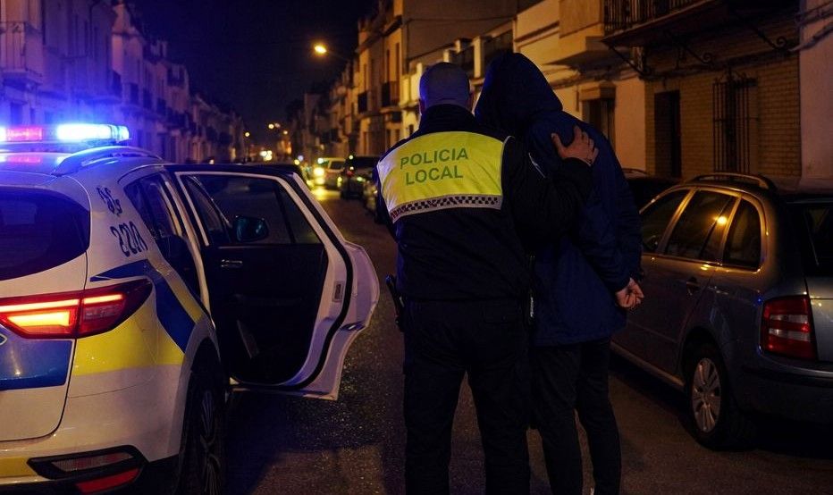 La detención en Paradas, provincia de Sevila.