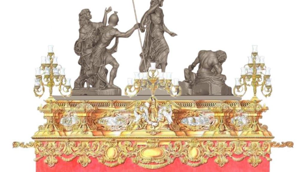 Diseño del paso aprobado por los hermanos.