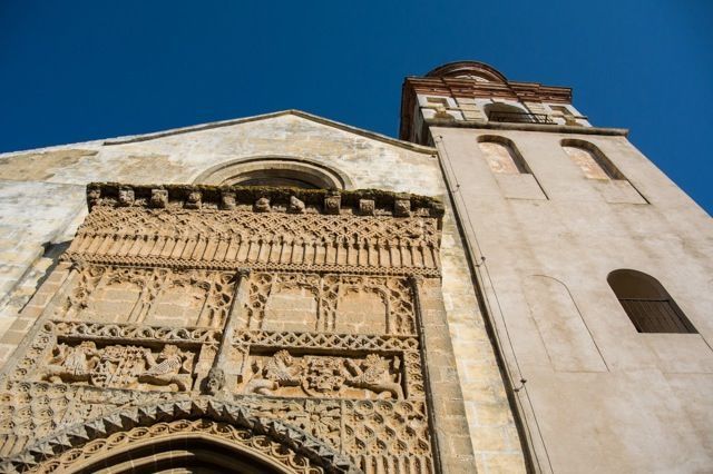 Fachada de la iglesia de la O de Sanlúcar de Barrameda. 