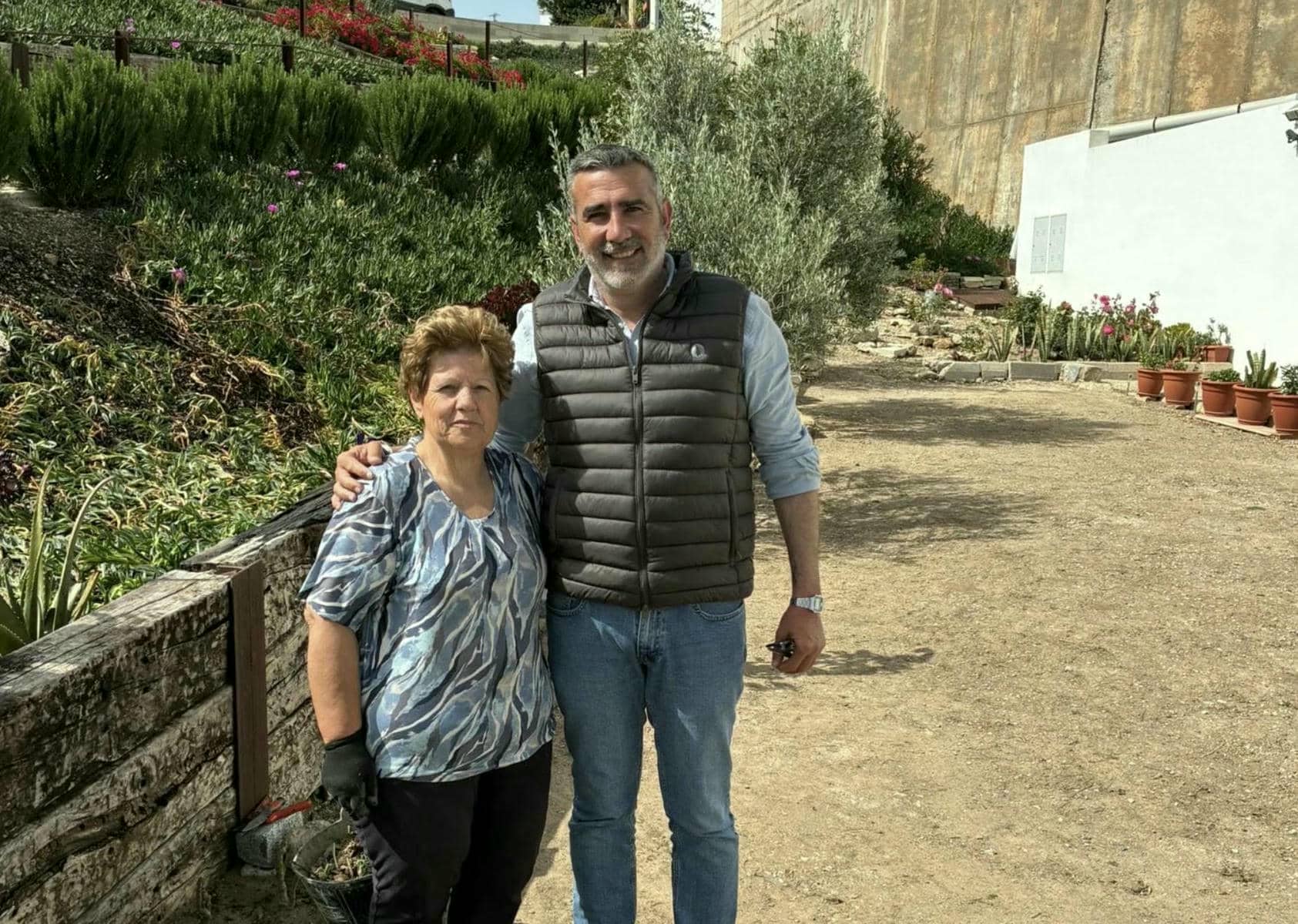 Paqui, vecina de Alcalá de los Gazules que cuida de este enclave.