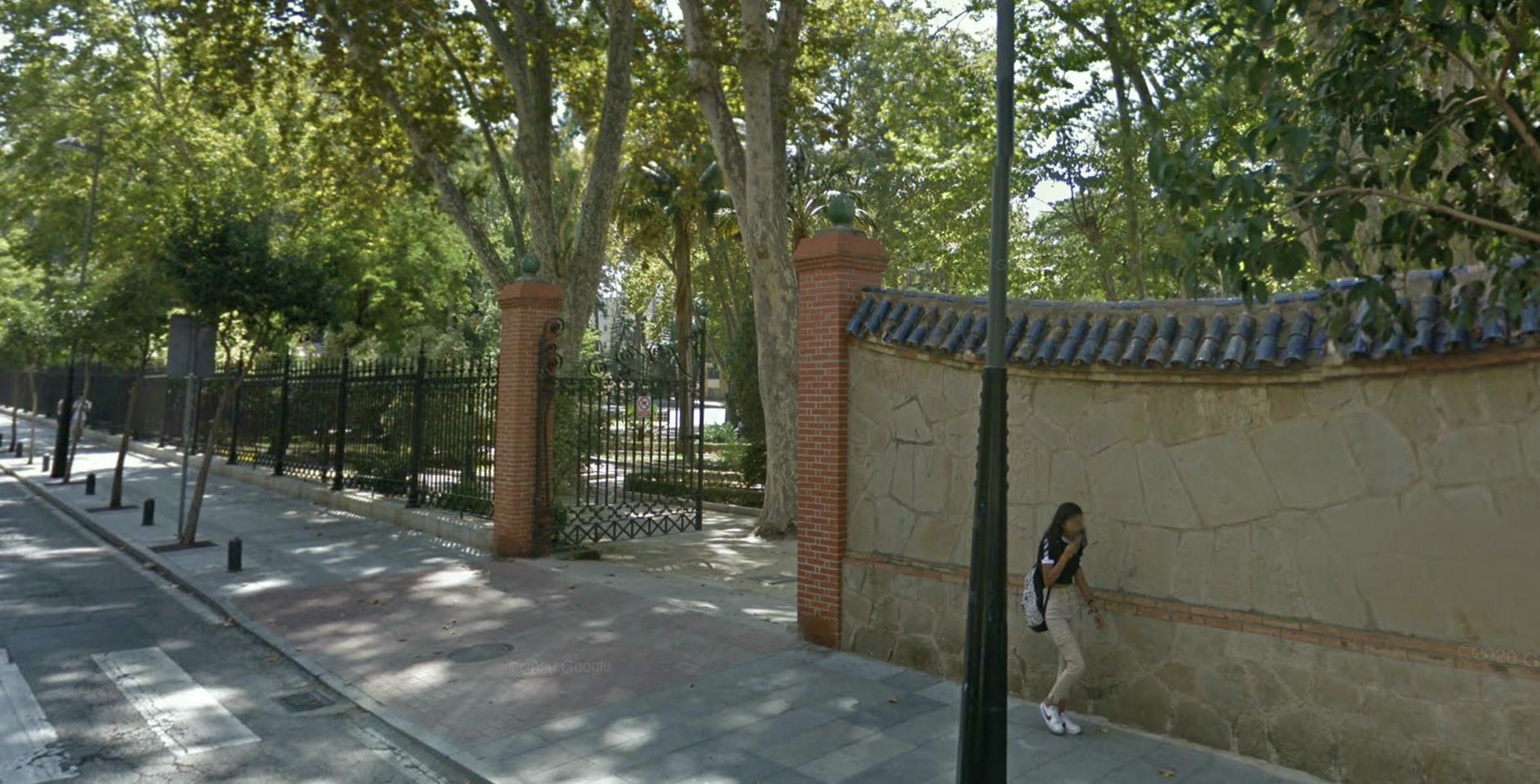 El Parque María Cristina de Algeciras, donde tiene lugar la agresión sexual