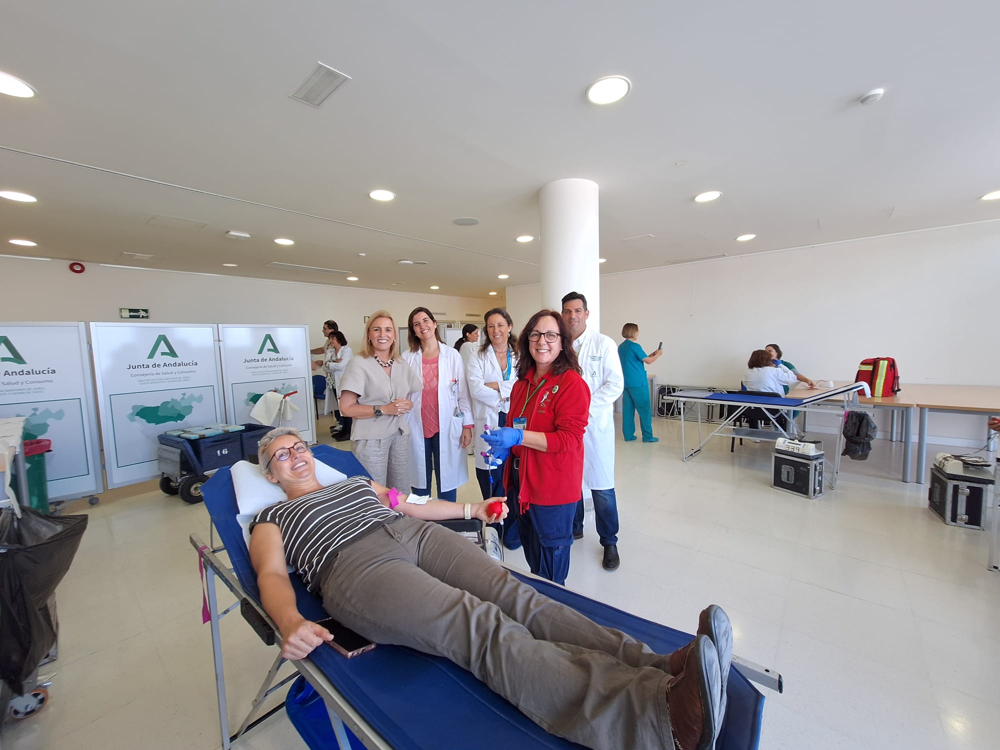 Colecta especial con motivo del Gran Premio de Motociclismo en el Hospital de Jerez.
