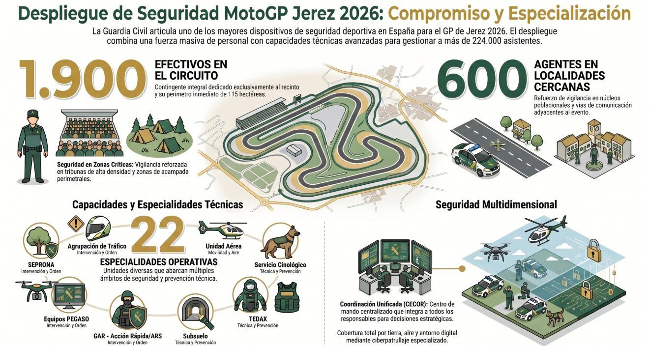 Así será el despliegue de seguridad.