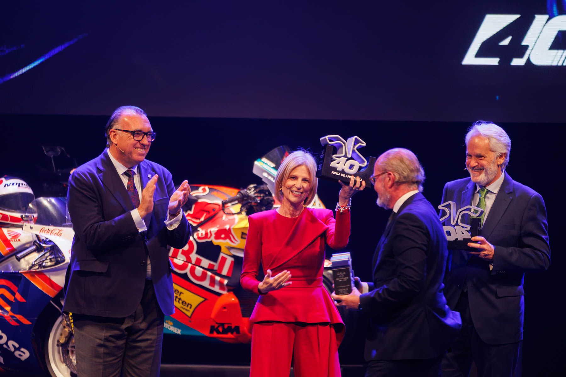 Premiados en la gala por el 40 aniversario del Circuito de Jerez