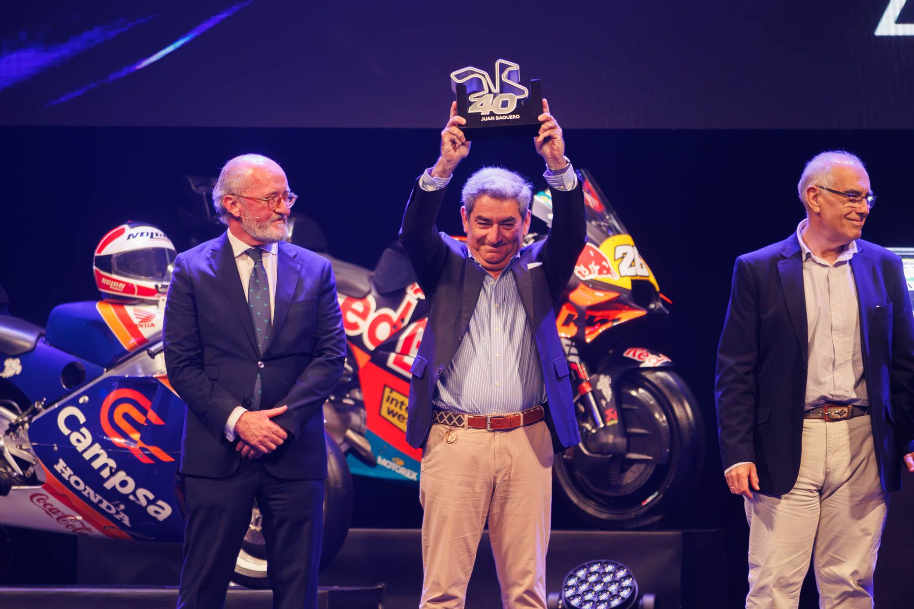 Premiados en la gala por el 40 aniversario del Circuito de Jerez