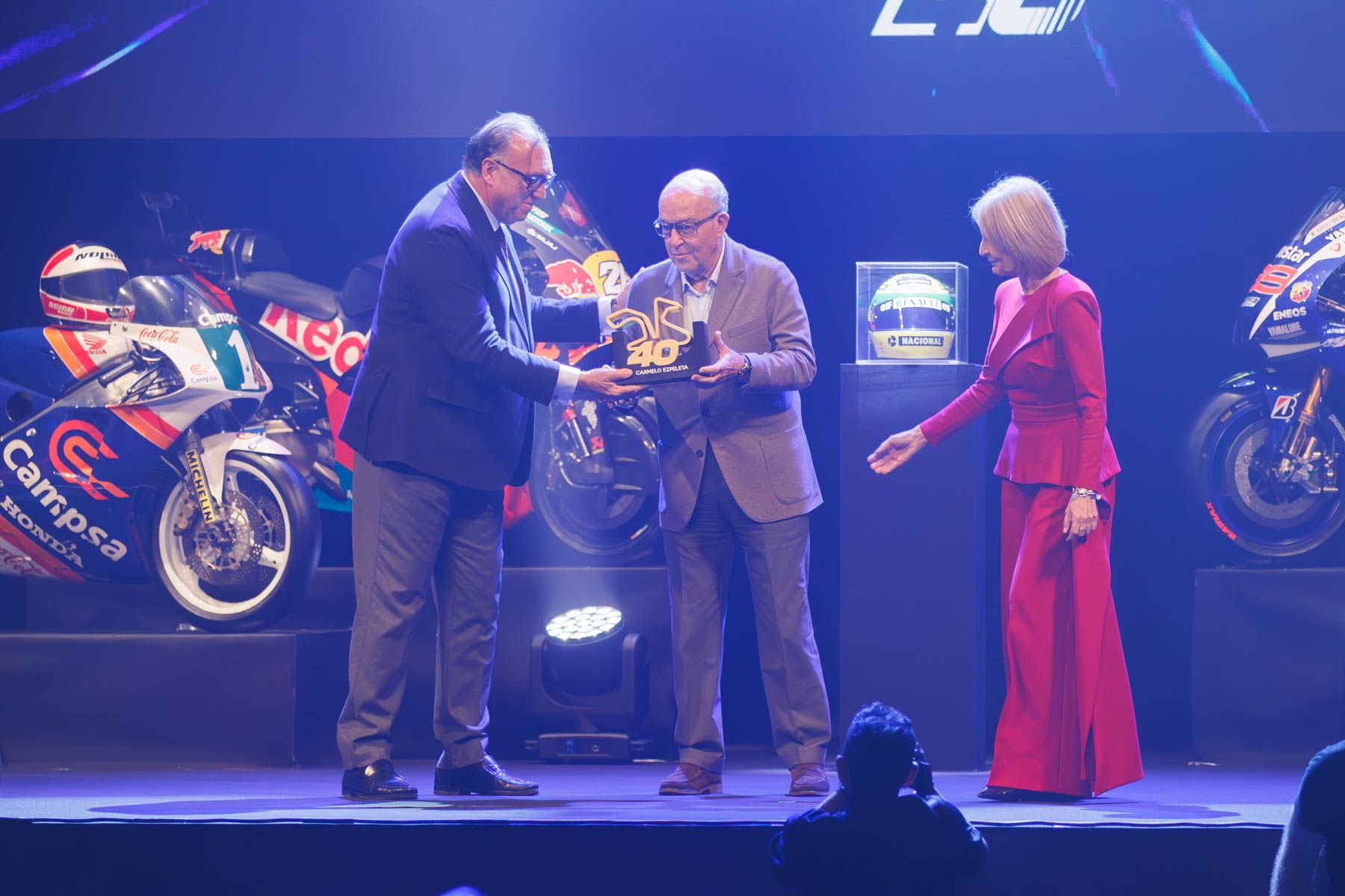 Premiados en la gala por el 40 aniversario del Circuito de Jerez