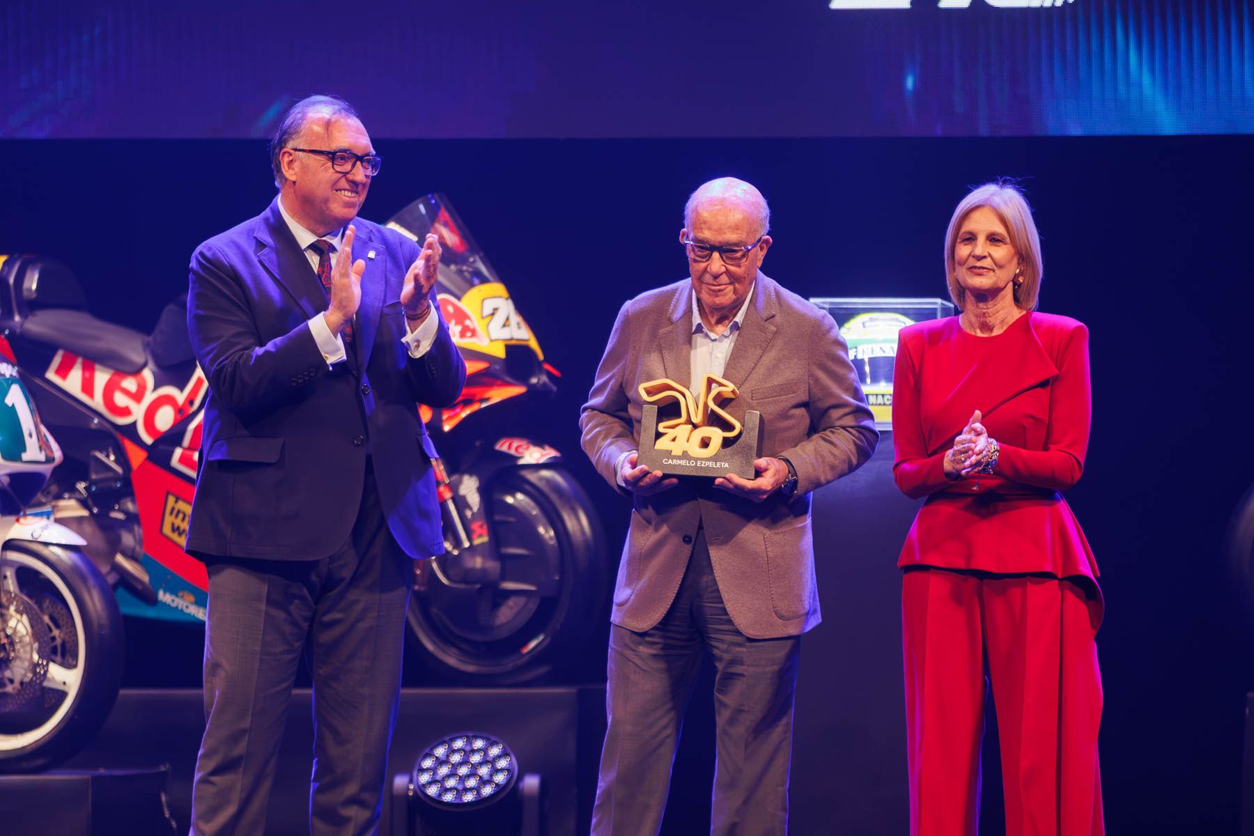 Premiados en la gala por el 40 aniversario del Circuito de Jerez