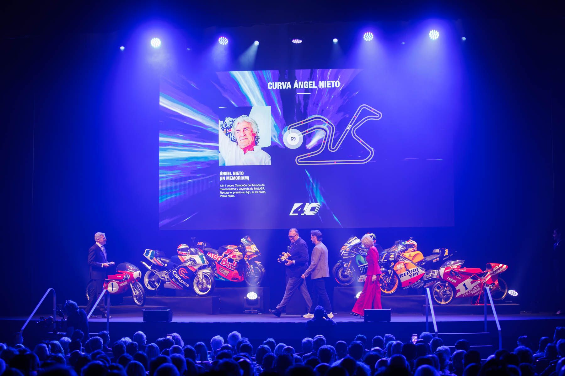 Premiados en la gala por el 40 aniversario del Circuito de Jerez