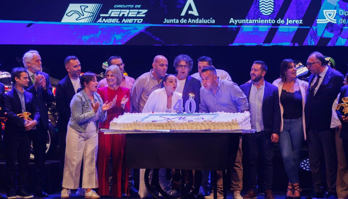 Premiados en la gala por el 40 aniversario del Circuito de Jerez