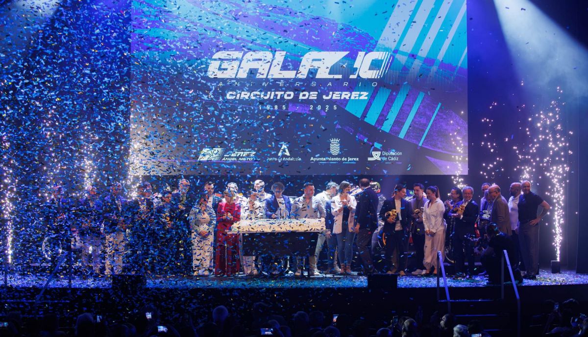 Premiados en la gala por el 40 aniversario del Circuito de Jerez