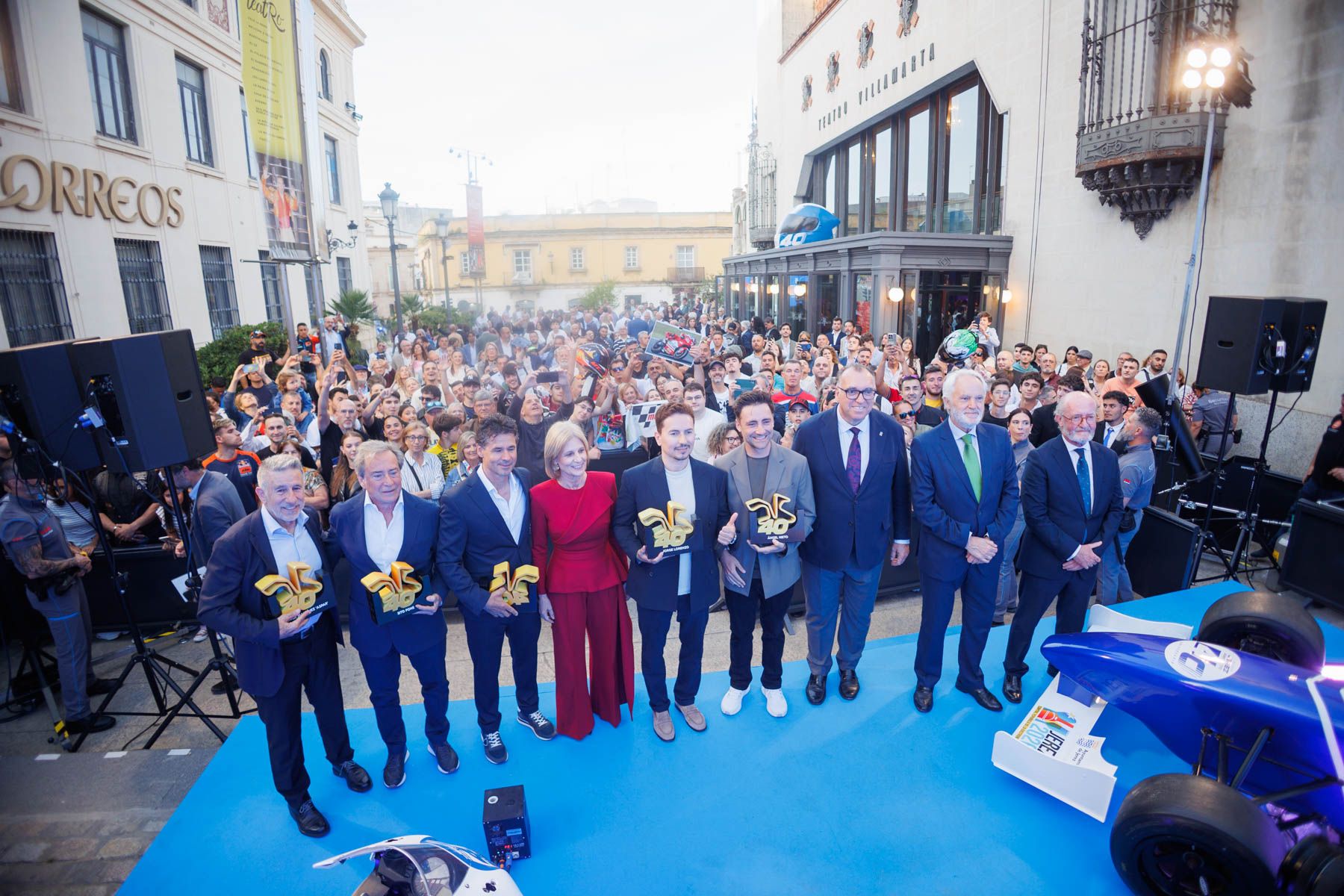 Premiados en la gala por el 40 aniversario del Circuito de Jerez