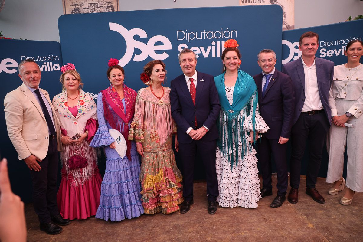 La recepción de la Diputación de Sevilla, en la Feria de Abril 6